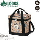 LOGOS ロゴス スヌーピー 保冷バッグ 15L LOGOS SNOOPY ソフトクーラー ボックス型 手提げ ショルダー 折りたたみ スリム収納 ピーナッツ...