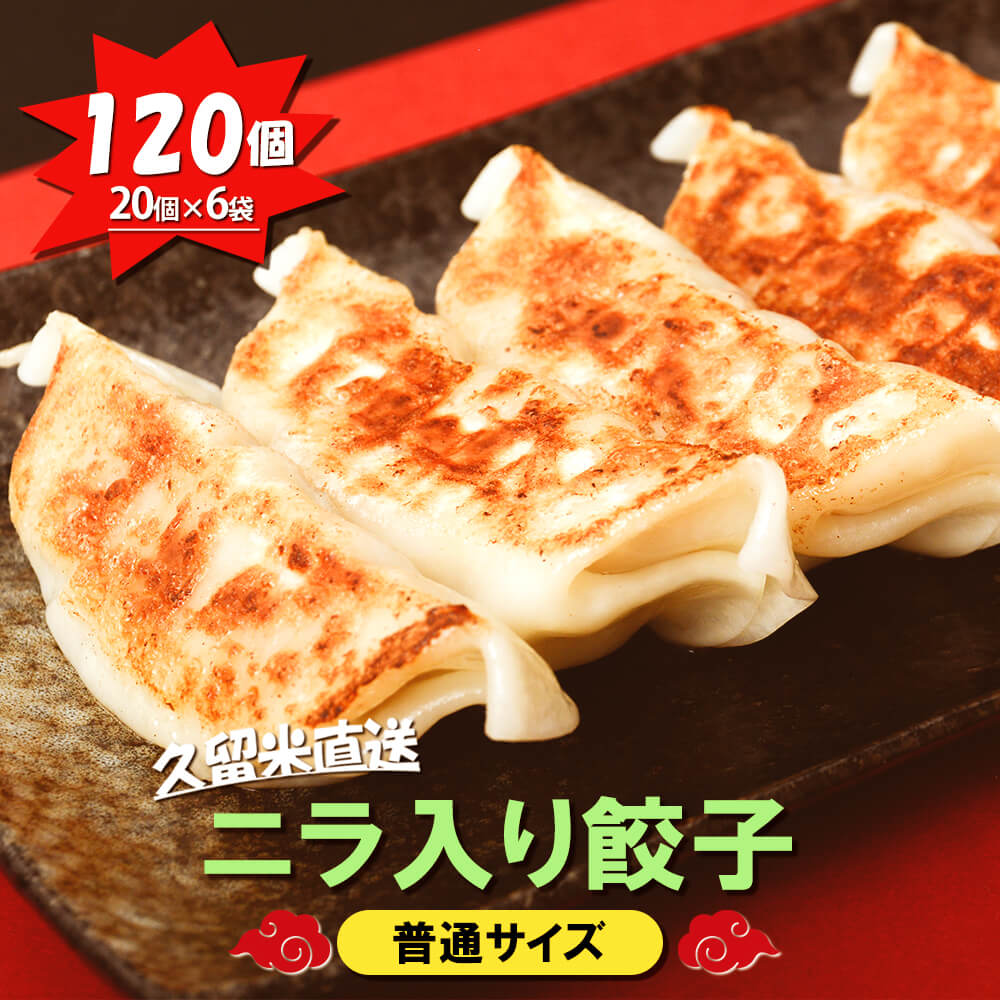 【九州工場から直送】 ニラ入り餃子 120個セット 20個 入り × 6袋 小分け 冷凍庫 餃子 ぎょうざ ギョウザ 生餃子 大容量 国産 キャベツ ニラ 弁当 おかず 冷凍食品 中華総菜 ビール おつまみ お取り寄せ お取り寄せグルメ 三桃食品 送料無料