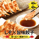 【九州工場から直送】 食べ比べ 80個セット 三桃旨味餃子 40個 ・しそ入り餃子 40個 小分け 冷凍庫 餃子 ぎょうざ ギョウザ 生餃子 大容量 国産 キャベツ しそ ニラ 弁当 おかず 冷凍食品 中華総菜 おつまみ お取り寄せ グルメ 三桃食品 送料無料