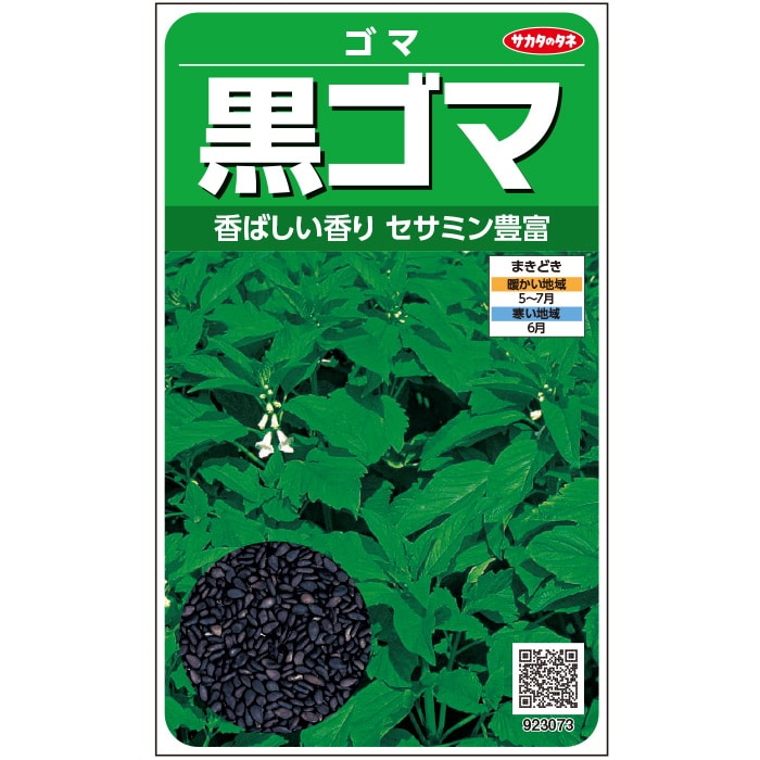 Rakuten - ※新種12月中旬以降入荷予定ゴマ種【　黒ゴマ　】実咲小袋　サカタのタネ