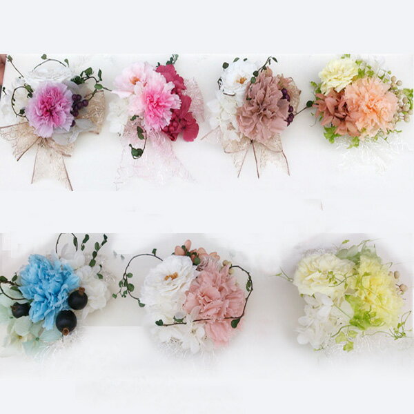 【送料無料】プリザーブドフラワーコサージュ クリアケース付き♪ ピンとクリップ付き 7色♪【エール】【プリザ ブリザード フラワ− ギフト】【楽ギフ_包装】【楽...