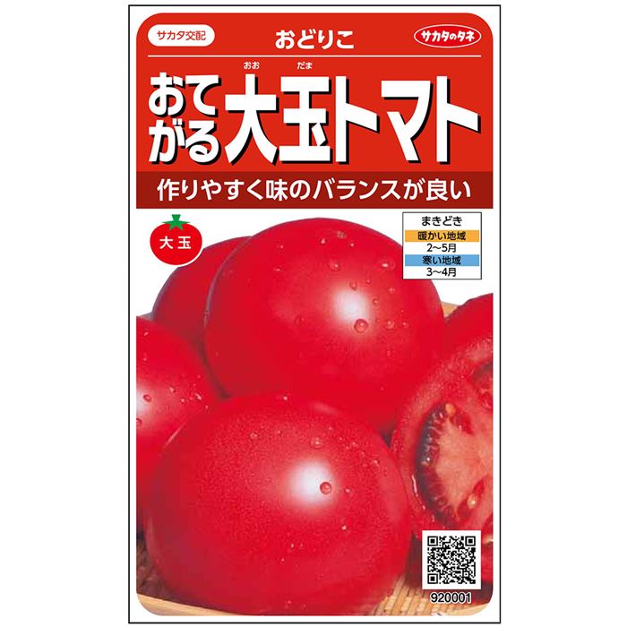 樂天商城 - 大玉トマト種【　おどりこ　】実咲小袋　サカタのタネ