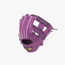 Vorteka ボルテカ 軟式グラブ内野手用 グローブパープル 右投ストック STOCK1点限定商品Vorteka