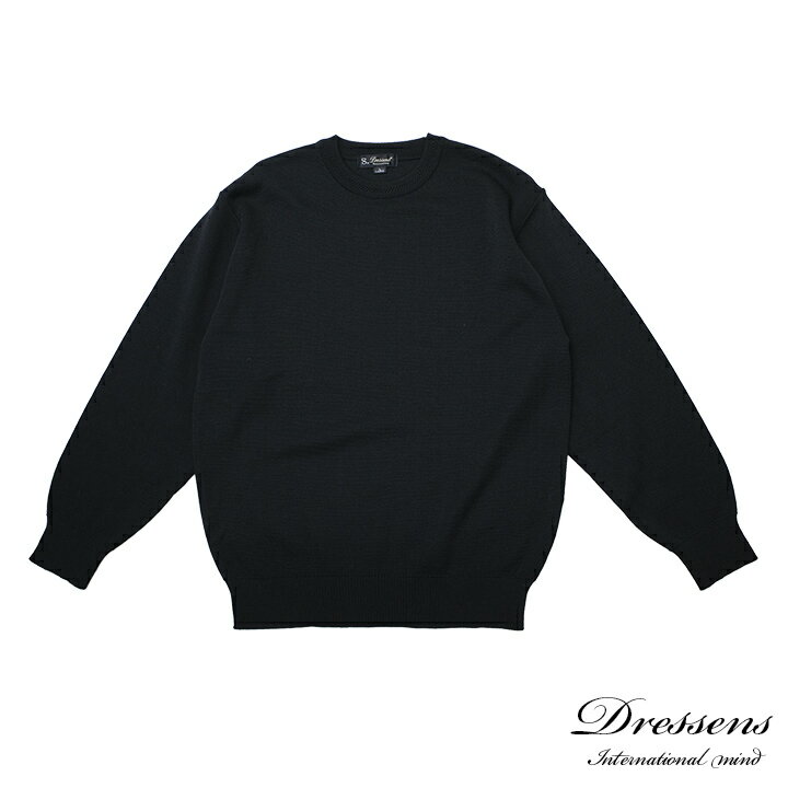 乐天商城 - Sir Dressens クルーネックセーター【ブラック】