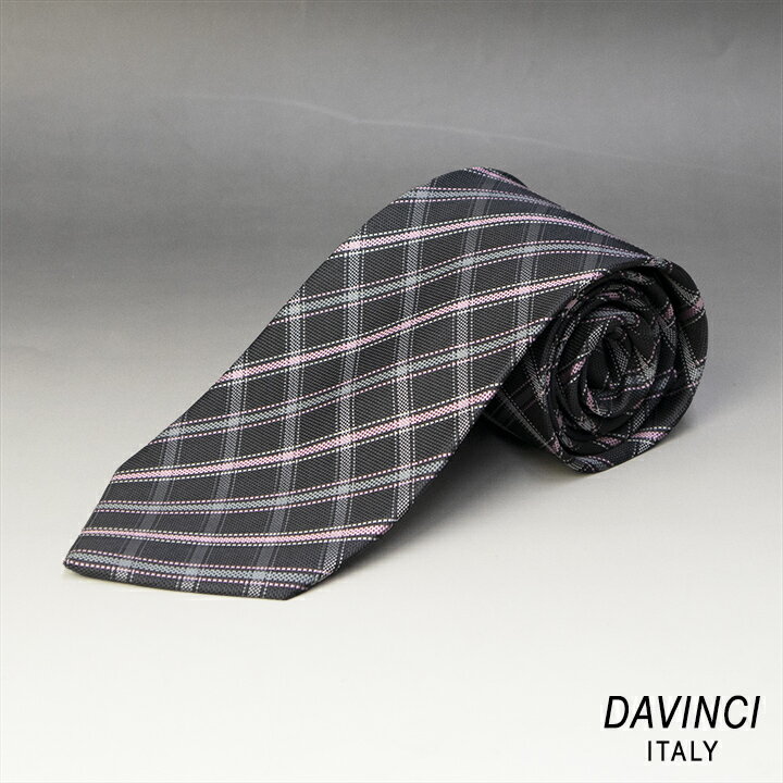 DAVINCIシルク100%ネクタイ