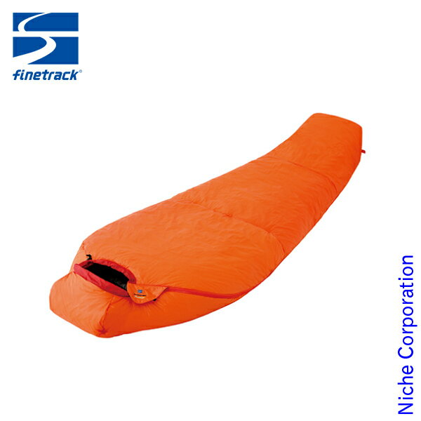 ファイントラック finetrack 寝袋 ポリゴンネスト オレンジ ショート キャンプ シュラフ 速乾 キャンプ ファッション 本格