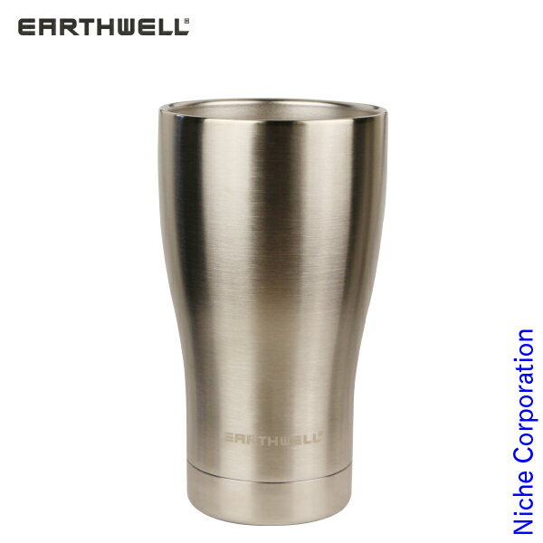 y[zA[XEF(EARTHWELL) TUMBLER 16oz RAW STEEL 09792701  qp V ^u[