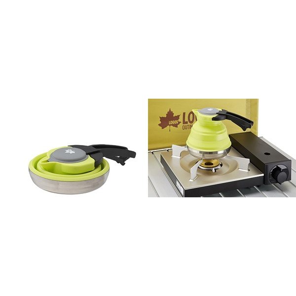 \最大1、000円OFFクーポン配信中/ロゴス クッカー たためるケトル 1L アウトドア やかん 1リットル通販格安セール情報 楽天 通販