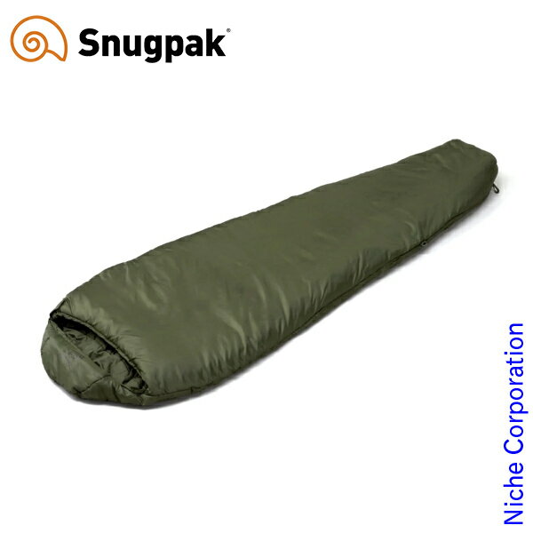 【即納】スナグパック ソフティー エリート4 レフトジップ オリーブ Snugpak SP30133OL シュラフ キャンプ 寝袋 アウトドア 車中泊 ソフティ エリート 4 マミー型 マミー型シュラフ