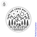 スティッカーズ ノースウエスト プリントステッカー TAKE THE LONG WAY HOME 0251-LSTK シール 注目商品