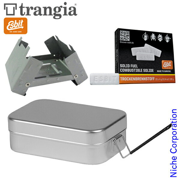 \最大1、000円OFFクーポン配信中/トランギア ラージメスティン・ポケットストーブ・ 固形燃料 3点セット NSET-202005A エスビット アルミ製 飯ごう はんごう 飯盒 お1人様1点限り通販格安セール情報 楽天 通販