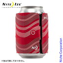 【20日は!枚数限定 最大1,000円OFFクーポン】ナイトアイズ スラップリットLEDドリンクラップ レッド SLDW-10-R3 缶 瓶 保冷 カバー ドリンクマーカー LEDライト 保温 nocu 注目商品
