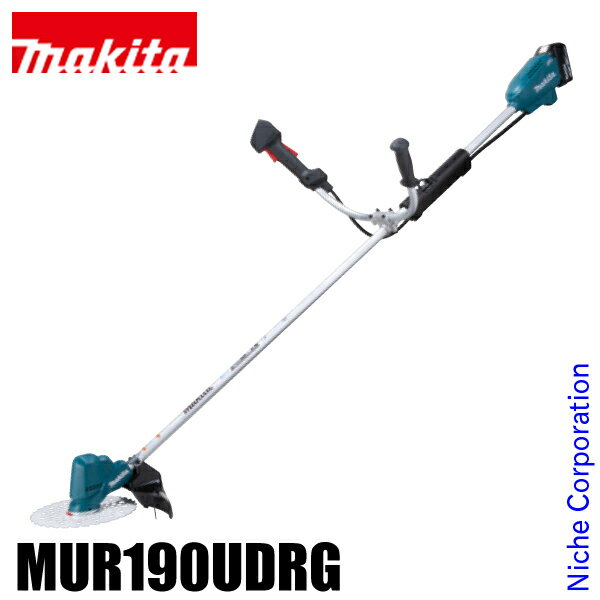 マキタ makita 18V 充電式草刈機 Uハンドル MUR190UDRG バッテリー・充電器付き BL1860B×1 DC18RF 草刈り機 充電式 電動草刈り機 刈払い機