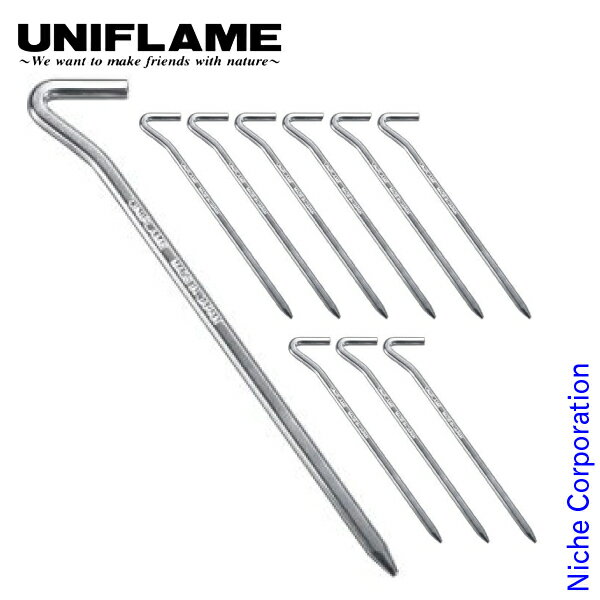 \最大1、000円OFFクーポン配信中/ユニフレーム ジュラパワーペグ250 10本セット UNI0-NSET-202104A ペグ セット キャンプ用品 超軽量 丈夫 テント タープ ジュラルミン通販格安セール情報 楽天 通販