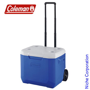 Coleman コールマン ホイールクーラー 60QT ブルー ホワイト 2000027863 アウトドア クーラーボックス キャンプ ハードクーラー キャンプ用品 売り尽くし