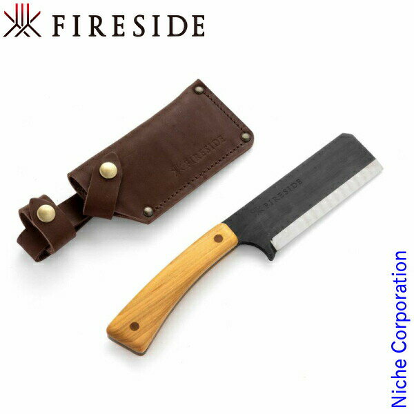 【8日は！枚数限定300円OFFクーポン】ファイヤーサイド 小割腰鉈 サクラ 91401 日本製 Made in Japan なた 薪割り 焚火 焚き火 たき火 小型 コンパクト 天然木