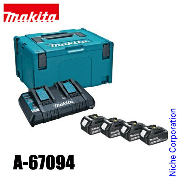 ¨Ǽۥޥmakita DIY  ѥå2 A-67094 Хåƥ꡼ 4 Ŵ  å Хåƥ BL1860B 4 ®ŴDC18RD ɺ 18V 