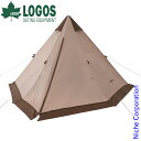 【10日は!枚数限定 最大1,000円OFFクーポン】ロゴス テント Tradcanvas Vポール Tepee 400 BB LOGOS 71805573 ア...