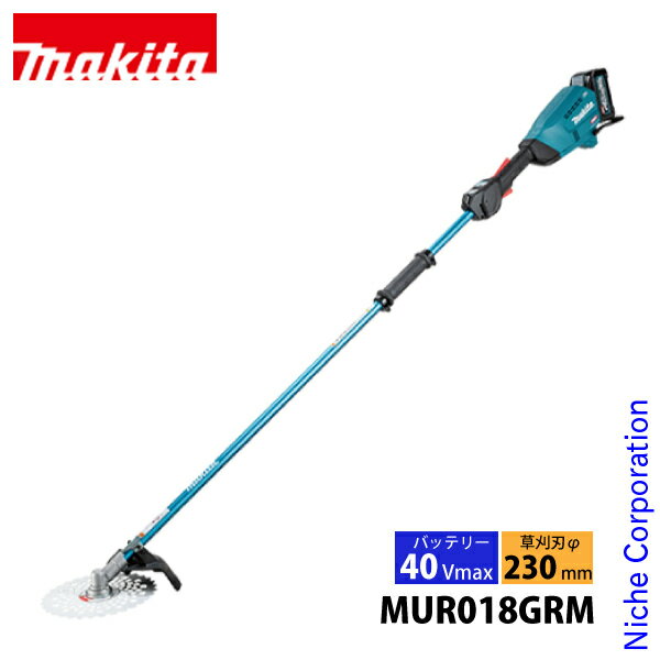 ޥ makita 40Vmax ż 𴢵 230mm 2å Хåƥ꡼Ŵդ MUR018GRM 𴢤굡 ư𴢵 ư ư𴢤굡  Хåƥ꡼ BL4040 DC40RA 