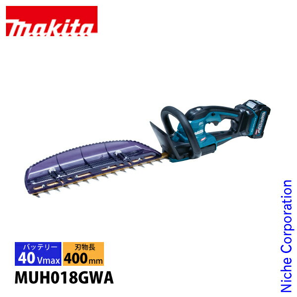 ޥmakita 40Vmax żإåȥ 400mm Хåƥ꡼Ŵդ MUH018GWA إåȥ ż Хåƥ꡼ إåȥ...
