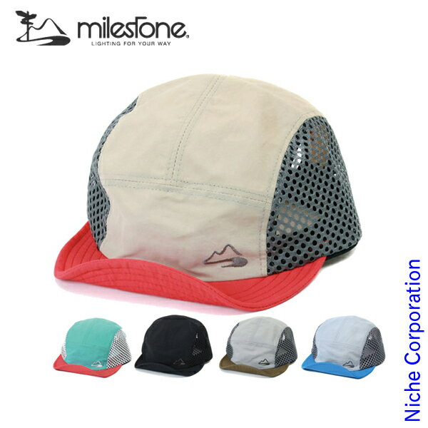 【新品】milestone メッシュキャップ オールホワイト milestone original cap MSC-018 | アウトドアブランド
