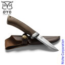OYO(オヨ) ドブレナイフ OY315 アウトドア キャンプ ブッシュクラフト 焚き火 ステンレス 革 ケース付き