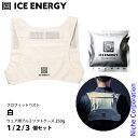 アイスエナジー プロフィットベスト 白 &ウェア用アルミソフトケース250g セット アウトドア ウェア 男女兼用 冷却ベスト 保冷剤 クールベスト
