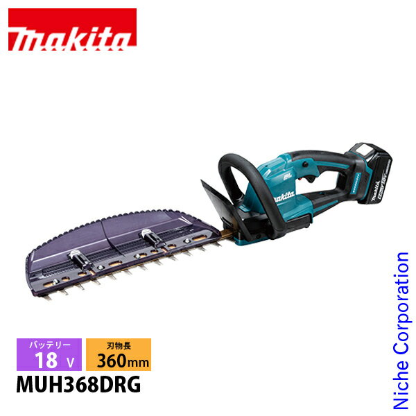 ޥmakita 18V żإåȥ 360mm гҤ߿ Хåƥ꡼ Ŵդ MUH368DRG إåȥ ż Хåƥ꡼ ...