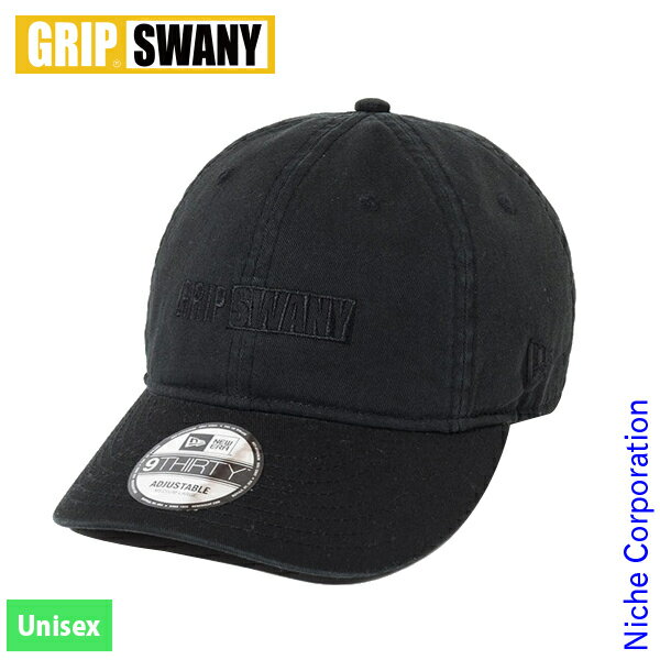 樂天商城 - 【30日・1日は！枚数限定 最大1,000円OFFクーポン】GRIP SWANY(グリップスワニー) NEWERAx GRIP SWANY 9THIRTY ボックスロゴ 15135286 アウトドア ウェア 帽子 ユニセックス キャップ