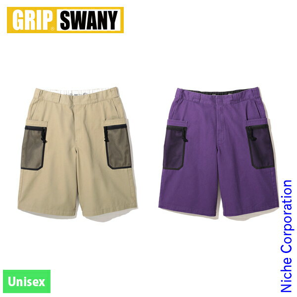 樂天商城 - GRIP SWANY(グリップスワニー) イージー ダブル ヒップ ワーク ショーツ 262M40GS01 アウトドア ウェア ズボン ボトムス ユニセックス