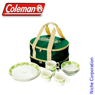 【300円OFFクーポン配信中】コールマン coleman メラミンテーブルウェアセット 170-9135 キャンプ用品 調理器具 来客用 新生活