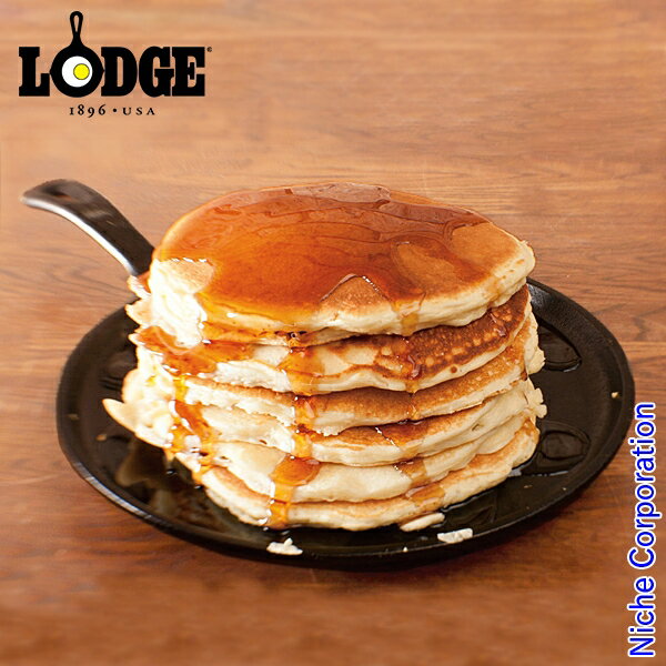 ロッジ ロジック ラウンドグリドル L9OG3 【防災・地震・非常・救急 SA】LODGE LOGIC SKILLET PANS キャンプ用品 10 1/2インチ スキレット IH対応 アウトドア 鋳鉄