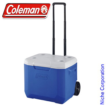 コールマン ホイールクーラー/60QT (ブルー/ホワイト) 2000027863 クーラー ボックス キャンプ用品 キャスター