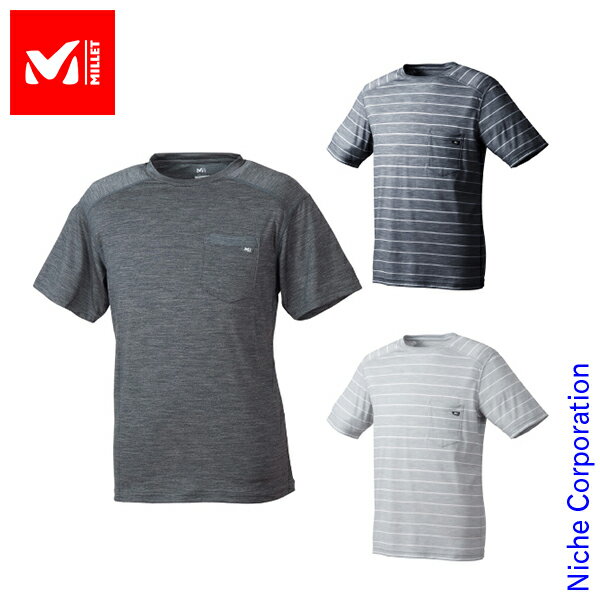 ミレー ウールボーダー Tシャツ ショートスリーブ（メンズ）