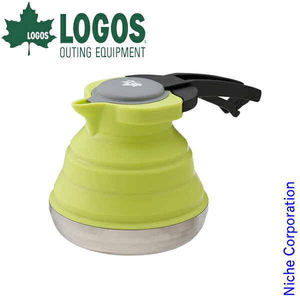 \最大1、000円OFFクーポン配信中/ロゴス クッカー たためるケトル 1L アウトドア やかん 1リットル