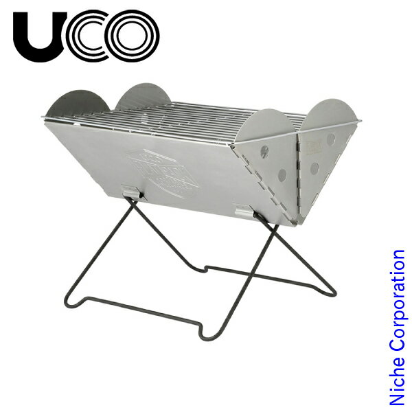\最大1、000円OFFクーポン配信中/UCO ( ユーコ ) フラットパック ポータブル グリル & ファイヤーピット 収納ケース付 27175 アウトドア BBQ 焚き火通販格安セール情報 楽天 通販