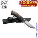 【5日は!枚数限定 最大1,000円OFFクーポン】OYO(オヨ) TUVナイフ OY311 アウトドア キャンプ ブッシュクラフト 焚き火 革ケース ケース付...