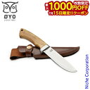 【15日は!枚数限定 最大1,000円OFFクーポン】OYO(オヨ) ロンダーネナイフ OY312 アウトドア キャンプ ブッシュクラフト 焚き火 革ケース ケ...