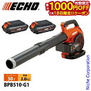 【18日は!枚数限定 最大1,000円OFFクーポン】エコー 50V バッテリーブロワ 1Pバッテリー2個セット・充電器付き BPB510-G1 ブロア ブロアー ブロワー プラスワンキャンペーン