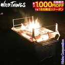 【18日は!枚数限定 最大1,000円OFFクーポン】WILDTHINGS ファイヤーボックスコンテナBOXタイプ焚き火台 WT-FB アウトドア キャンプ たき火台 焚火台 ワイルドシングス