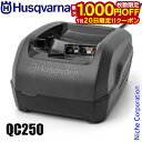 【20日は!枚数限定 最大1,000円OFFクーポン】ハスクバーナ バッテリー充電器 QC250 967970104 リチウムイオンバッテリー 250W