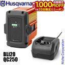 【20日は!枚数限定 最大1,000円OFFクーポン】ハスクバーナ バッテリー BLi20 & 充電器QC250 セット 36V 967091701 リチウムイ...