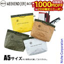 【20日は!枚数限定 最大1,000円OFFクーポン】ウィークエンダー タイベック A5 ケース 78552 アウトドア バック キャンプ ケース ポーチ