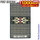 【7/30・8/1は!枚数限定 最大1,000円OFFクーポン】POST GENERAL(ポストジェネラル) トゥーゴーラグ トライブブラック 982040002 キャンプ用品 アウトドア インテリア レジャーシート マット 注目商品 nocu