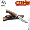 【10日は!枚数限定 最大1,000円OFFクーポン】OYO(オヨ) ハリングスカルベットナイフ OY313 アウトドア キャンプ 釣り ステンレス 革 ケース...