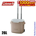 【9月30日・10月1日は!枚数限定 最大1,000円OFFクーポン】コールマン ホイールクーラー/28QT グレージュ 2205749 アウトドア キャンプ 保冷ボックス ホイール クーラー タイヤ キャスター クーラーボックス BBQ キャスター付き 注目商品