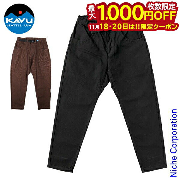 【18・20日は！枚数限定 最大1,000円OFFクーポン】カブー メンズ ニューチリワック 19820910 アウトドア ウェア ズボン ボトムス メンズ コットン パンツ 注目商品 nocu
