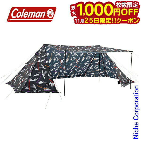 【25日は！枚数限定 最大1,000円OFFクーポン】コールマン シェルター 2ポールシェルター JIブラック 21..