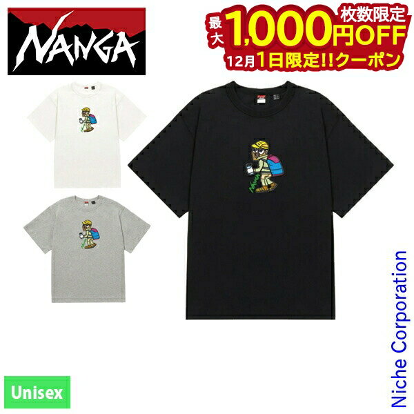 楽天ニッチ・リッチ・キャッチ【1日は！枚数限定 最大1,000円OFFクーポン】ナンガ エコハイブリッド ティー ODM PT N2500-1M024Z アウトドア ウェア トップス ユニセックス NANGA Tシャツ 半袖 キャンプ 注目商品 nocu