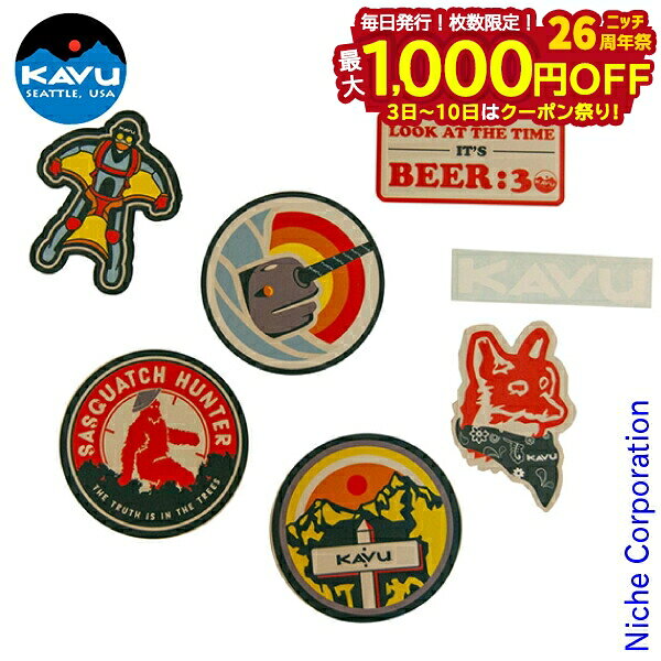 【3日〜クーポン祭！枚数限定 毎日最大1,000円OFF】カブー ステッカーパック2 19810924000000 アウトド..